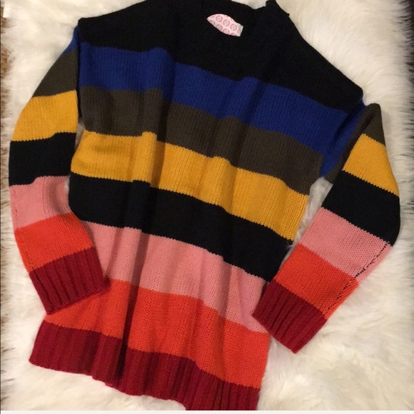 Multi Colored Striped Sweater - Picture 2 of 4